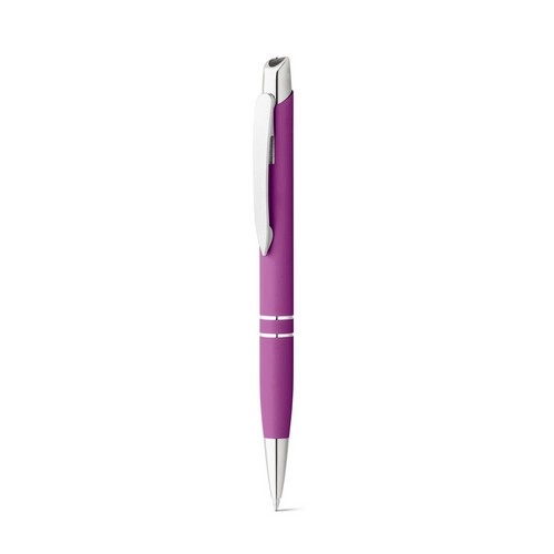 Bolígrafo Marieta Soft aluminio con acabado de goma REF 81189