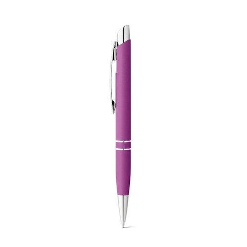 Bolígrafo Marieta Soft aluminio con acabado de goma REF 81189