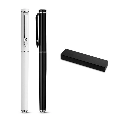 Roller metálico con recarga de tinta azul Calíope ref 81198