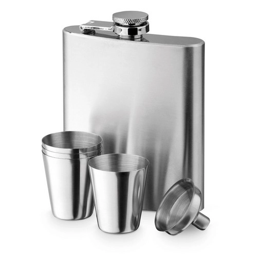 Conjunto termo y tazas de acero inoxidable Ref 94665