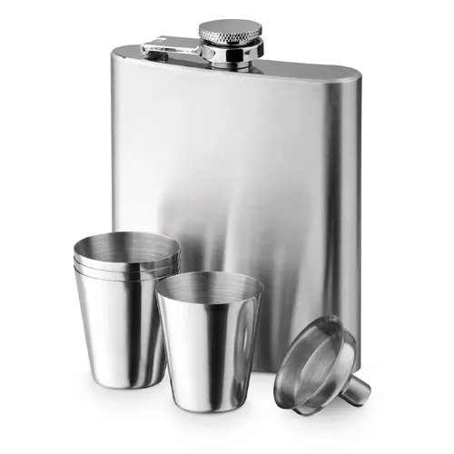 Conjunto termo y tazas de acero inoxidable Ref 94665