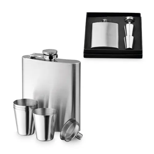 Conjunto termo y tazas de acero inoxidable Ref 94665