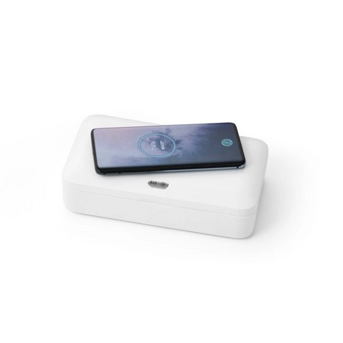 Caja esterilizadora UV con cargador inalámbrico REF 98519