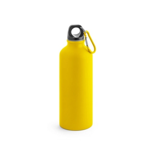 Botella de aluminio mate de 550ml con mosquetón Ref 94246