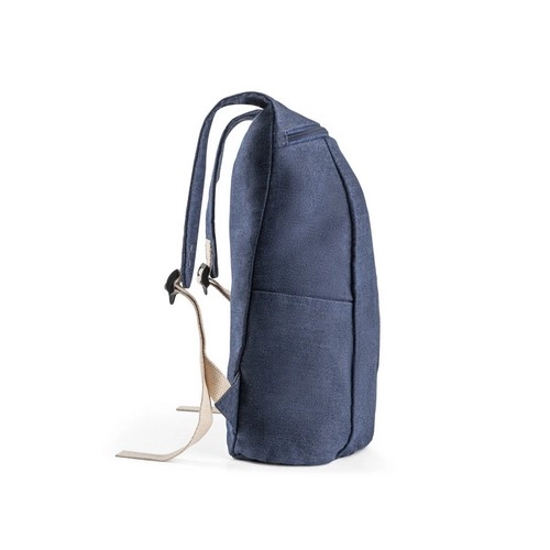 Mochila de denim reciclado con bolsillos delanteros REF 92094