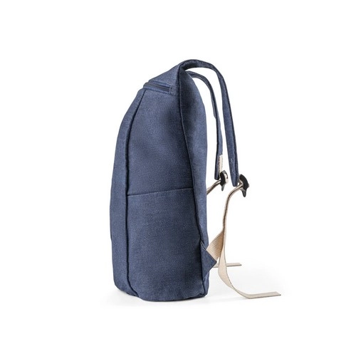 Mochila de denim reciclado con bolsillos delanteros REF 92094