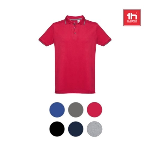 Polo slim fit hombre Piqué algodón corte ajustado Ref 30137
