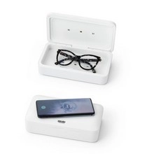 Caja esterilizadora UV con cargador inalámbrico REF 98519